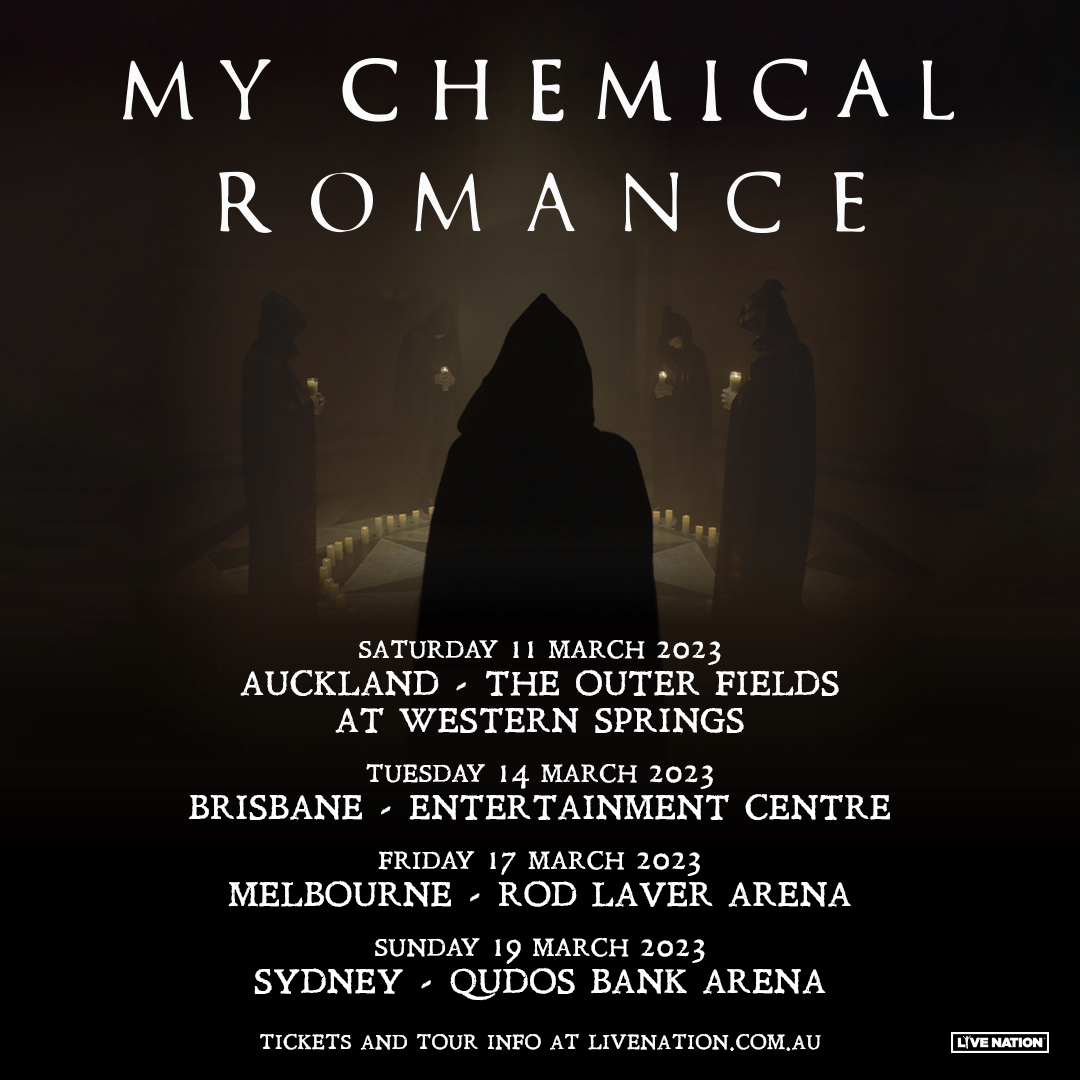 My Chemical Romance AUS/NZ Tour Dates rescheduled to 2023